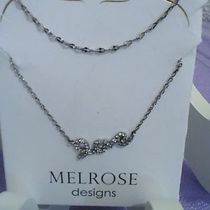 Melrose Design Layered "Love" Necklace